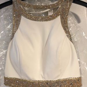 Two piece evening/prom dress.